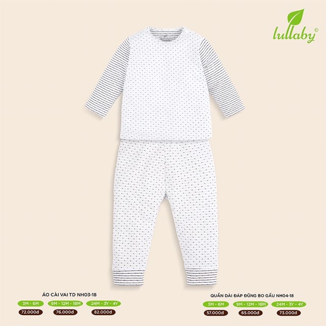 Bộ cài vai Lullaby vải thở hàng mới 2019