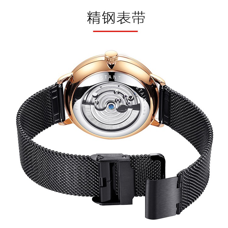 Đồng hồ nam Carotif 2021 với kiểu máy  siêu mỏng, cực thời trang, thiết kế lộ cơ tinh tế cực sang trọng, đẳng cấp