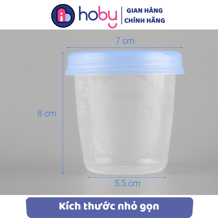 Cốc trữ sữa PHILIPS AVENT 180ml 240ml - Ly trữ sữa Avent cao cấp giúp mẹ bảo quản sữa cho bé, đảm bảo chất dinh dưỡng