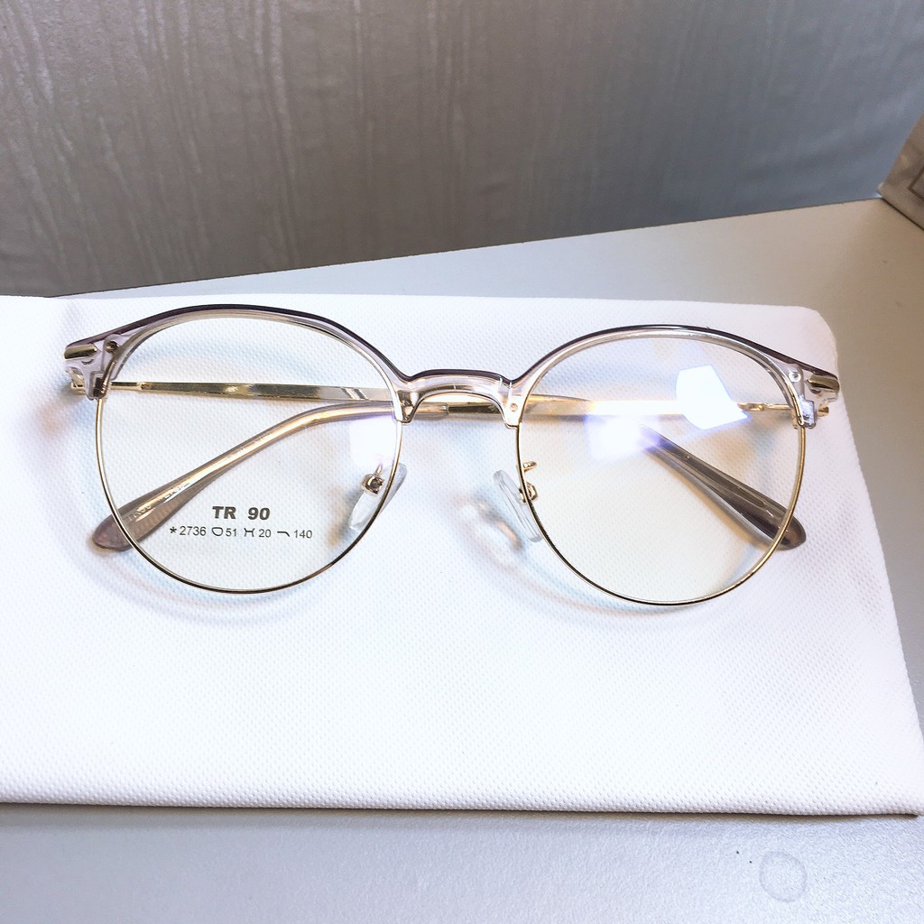 [Mã SKAMCLU7 giảm 10% cho đơn từ 0Đ] Gọng kính tròn 2736 nhận cắt cận viễn loạn | BigBuy360 - bigbuy360.vn