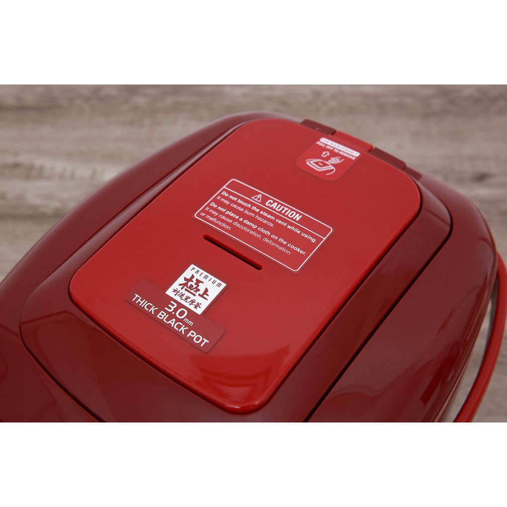 Nồi cơm điện tử Hitachi  RZ-D18VFY 1.8 lít đỏ