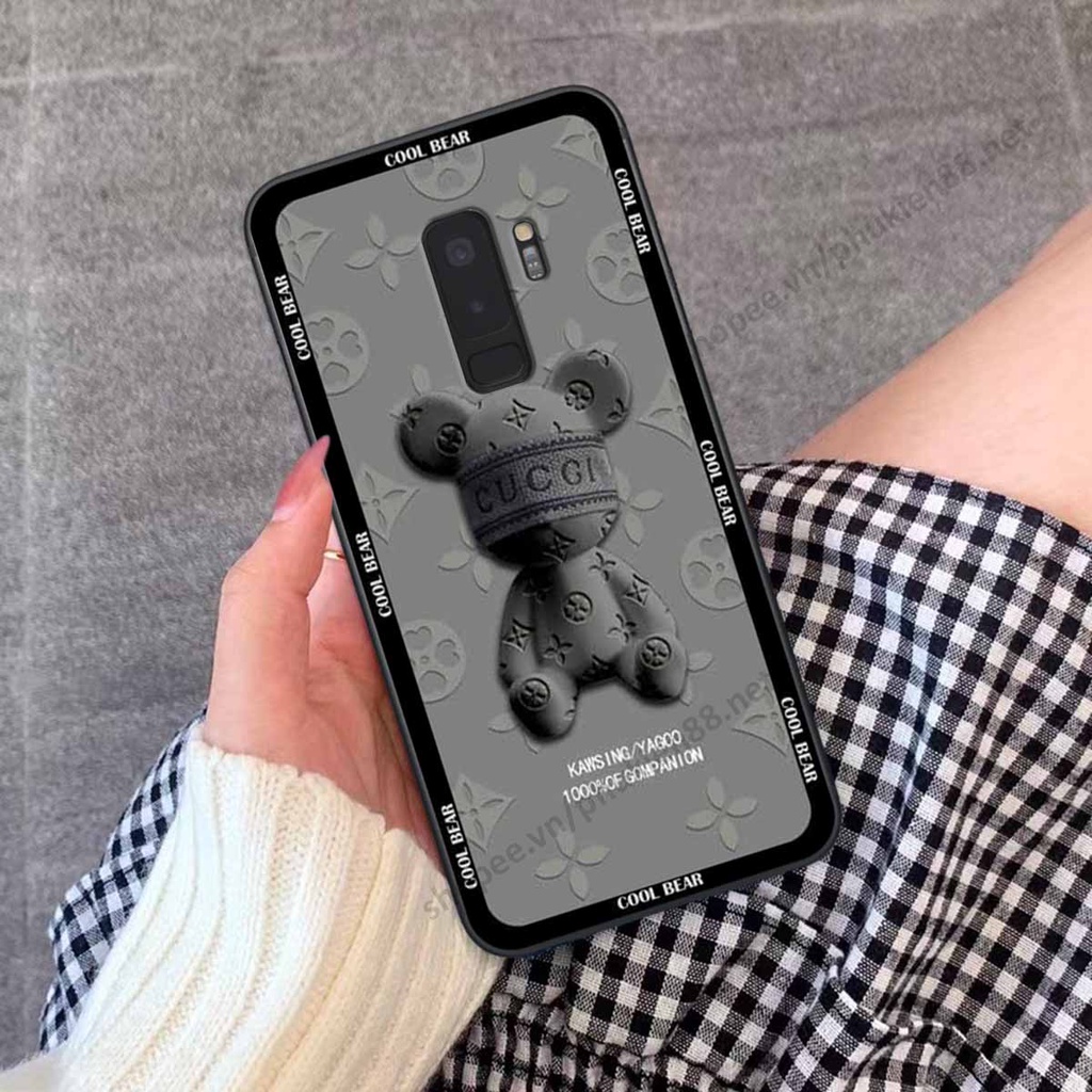 Ốp Samsung S9 / S9 Plus / S9+ bear, k@ws thương hiệu phong cách ốp lưng thời trang cao cấp