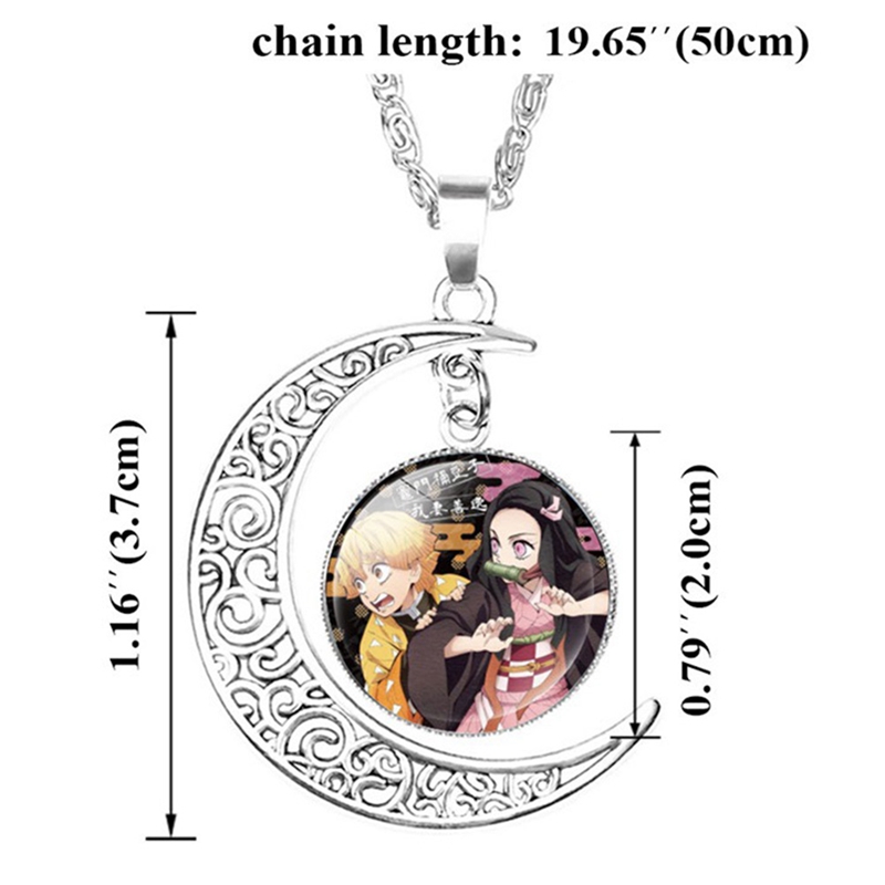 Vòng Cổ Mặt Đá Họa Tiết Anime Độc Đáo Dễ Thương