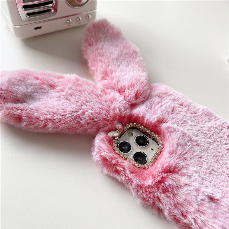 Ốp điện thoại hình thỏ nhồi bông dễ thương cho REDMI NOTE 10 PRO NOTE 9 PRO NOTE 8 PRO POCO X3 NFC X3 PRO POCO M3 REDMI 9T 9A 9C