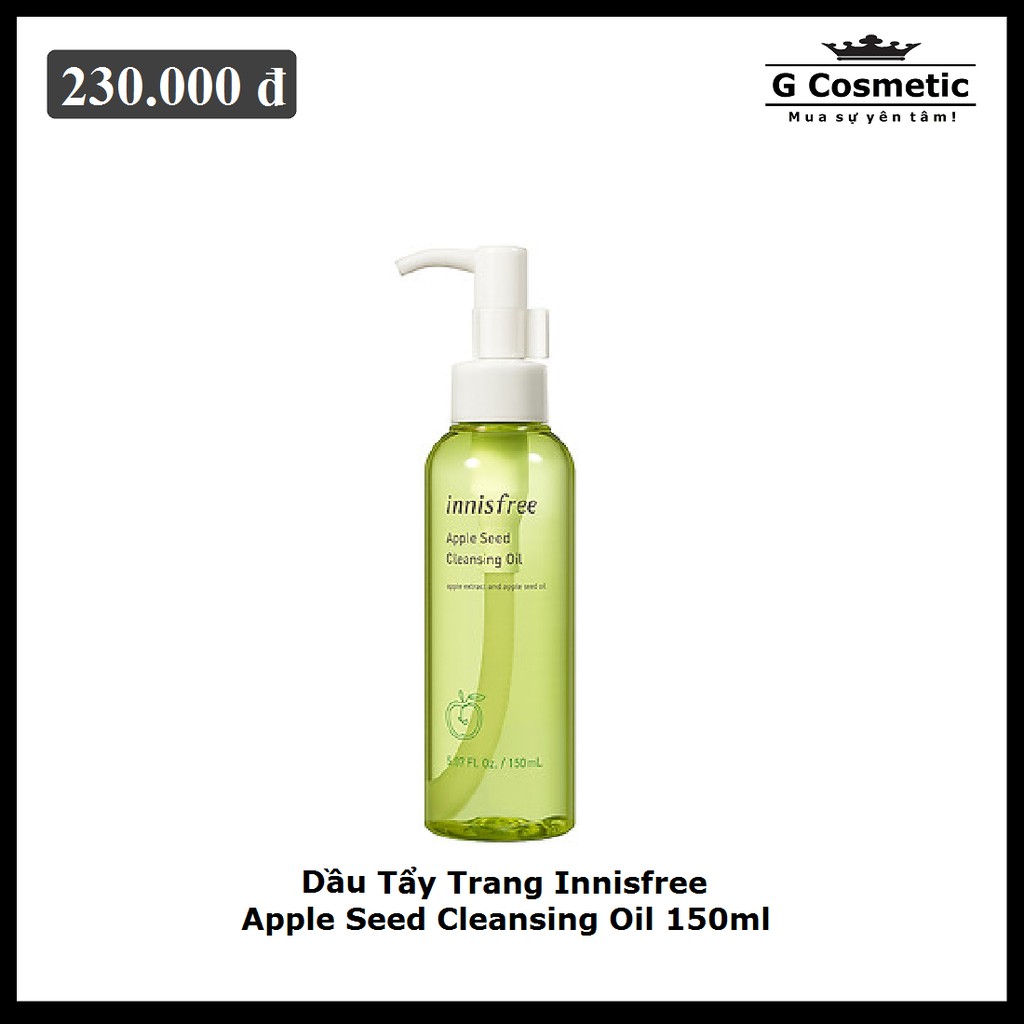 Dầu Tẩy Trang Innisfree Apple Seed Oil 150ml