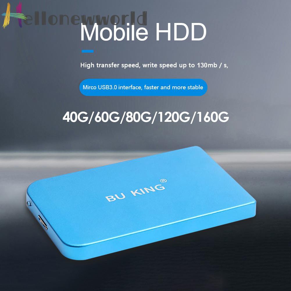 Ổ Cứng Di Động Usb 3.0 Rom 160gb 120gb 80gb 60gb 40gb