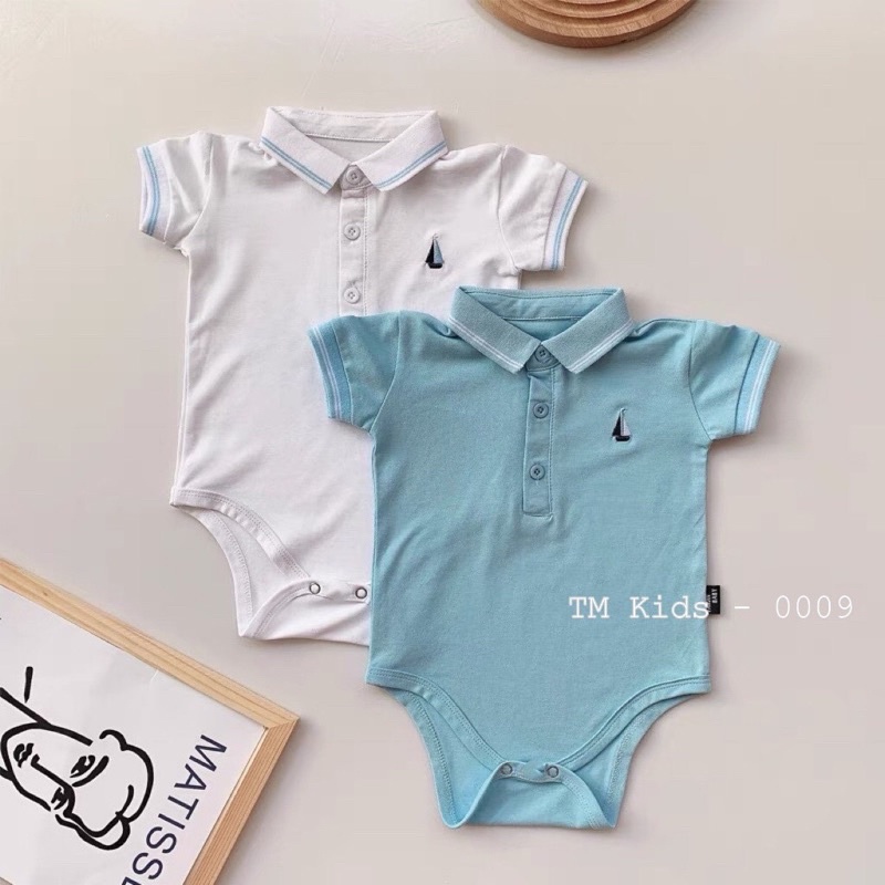 Body cho bé, body cộc tay cổ đức cho bé, bodysuit hè siêu xinh