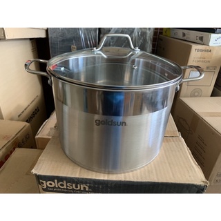 Nồi Luộc gà 28cm inox Goldsun chính hãng