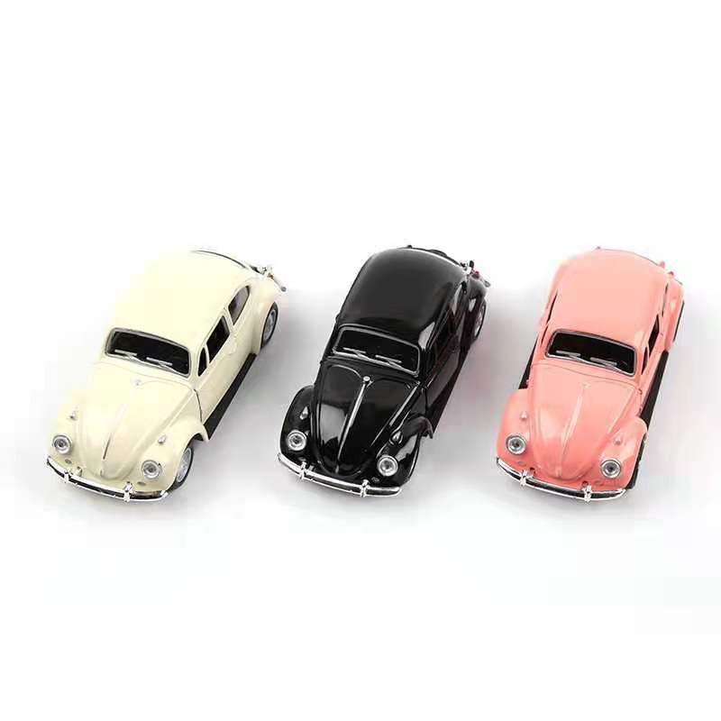 Mô Hình Xe Hơi Bằng Hợp Kim Hình Bọ Cánh Cứng / Bong Bóng Mini Trang Trí Bảng Điều Khiển Trung Tâm Xe Hơi Cổ Điển