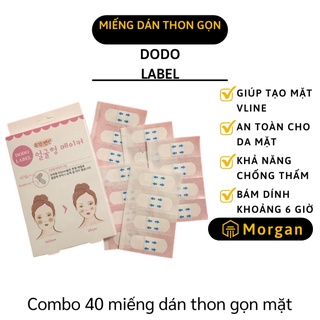 [1 ĐỔI 1] Miếng Dán Vline - Bộ 40 Miếng Mặt Nạ Tạo Gương Mặt Thon Gọn, Không Thấm Nước 4979