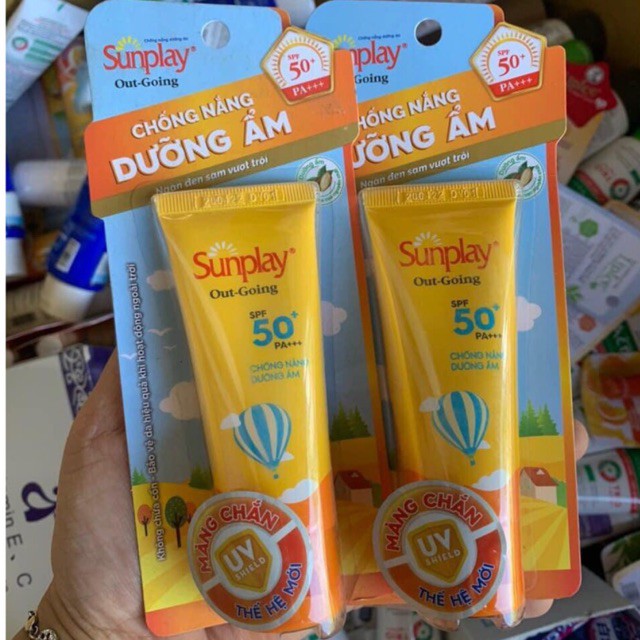 Kem chống nắng dưỡng da Sunplay Out Going SPF 50+ PA+++ 30g