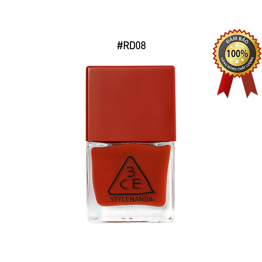 SƠN MÓNG TAY [3CE] RED RECIPE LONG LASTING NAIL LACQUER #RD08