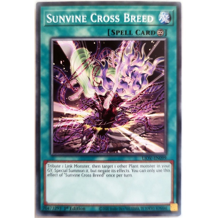 [Thẻ Yugioh] Sunvine Cross Breed |EN| Common
