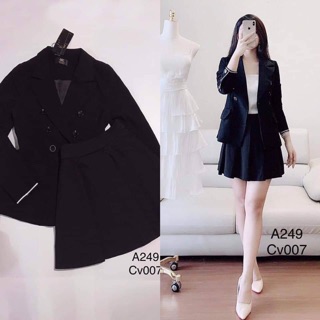 Áo vest đen/trắng