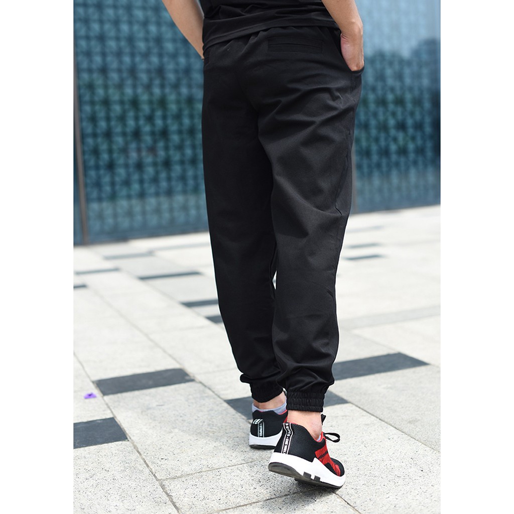 Quần Jogger Kaki Nam - Màu Đen M01