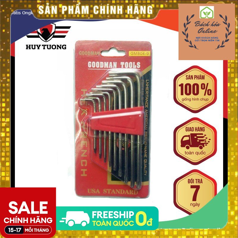 Bộ khoá lục giác sao cỡ nhỏ cao cấp - Lep Store
