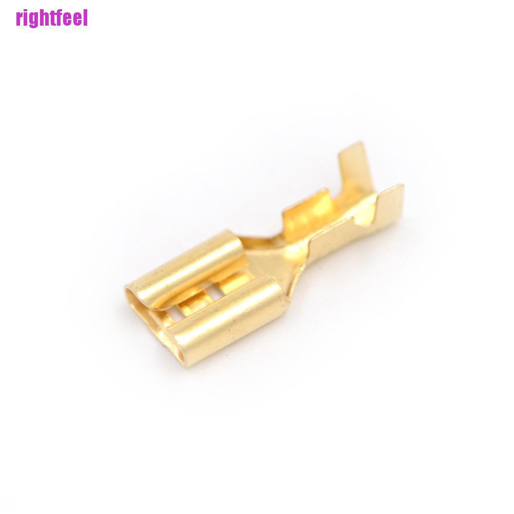 Bộ 100 Đầu Nối Dây Điện 6.3mm Chuyên Dụng Cho Xe Hơi
