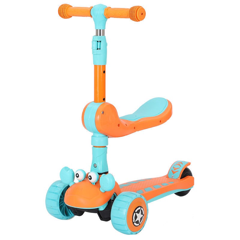 Xe tay ga đồ chơi trẻ em 1-3-6-12 tuổi bé trai và gái mới bắt đầu có thể ngồi trượt đẩy