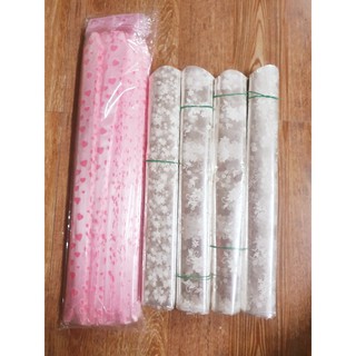 Combo 200 Nơ Rút Bản 3cm Và 200 Túi Kiếng Gói Quà 30x40 Giá Sỉ - Gói Quà Tết - Gói Gấu Bông - Gói Hộp Quà