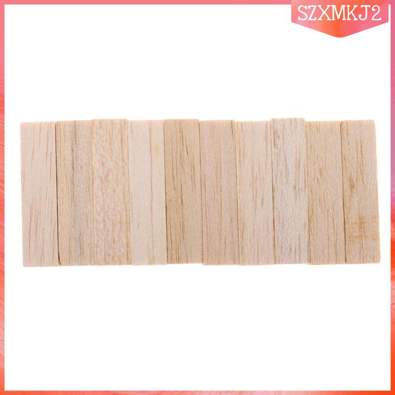 Set 10 Khối Gỗ Balsa Hình Vuông 80mm szxmkj2 Chưa Hoàn Thiện