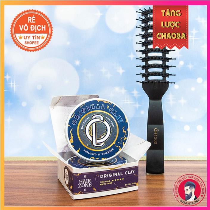 ✅[CHÍNH HÃNG STORE HÀ NỘI]-Sáp vuốt tóc ORIGINAL CLAY Hair Zone Việt Nam| RẺ VÔ ĐỊCH