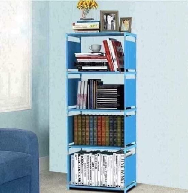 KỆ ĐỂ SÁCH 4 TẦNG ĐẸP CHẮC CHẮN