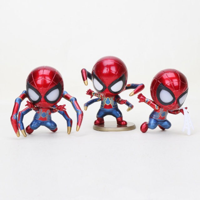 [ Giá tốt nhất ] ✨✨ Mô Hình Cosbaby Iron Man ~ Spider Man có đèn ✨✨