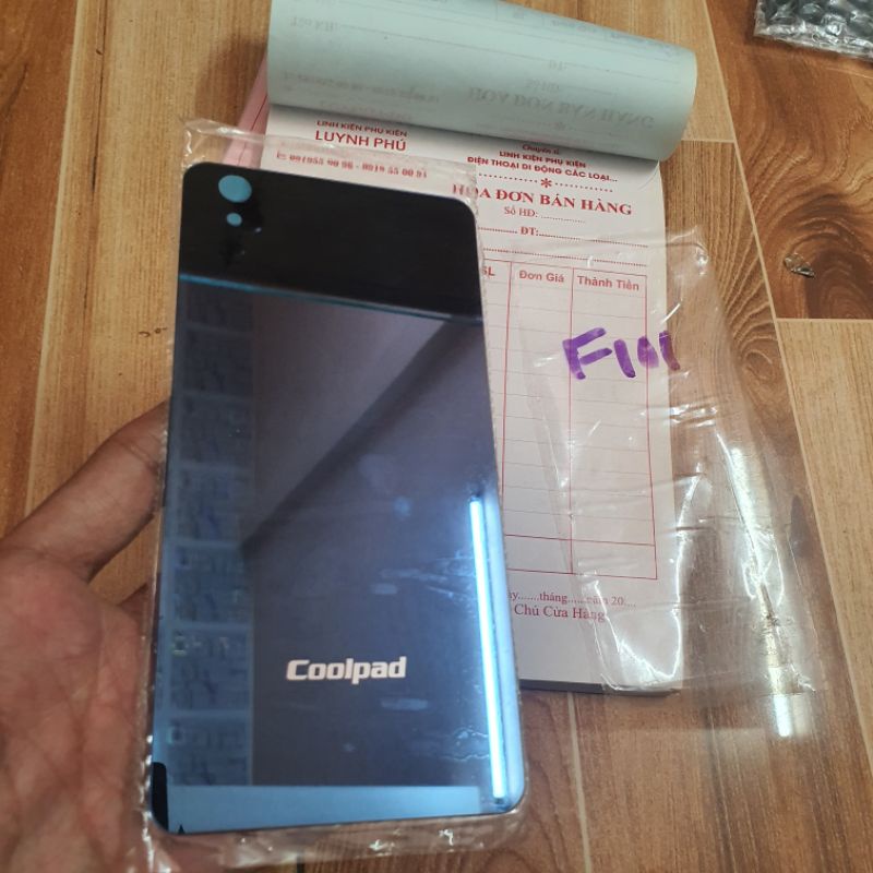 nắp lưng coolpad F101 xanh đậm
