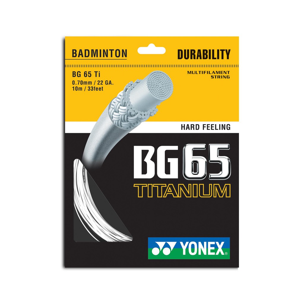 Dây cước đan vợt cầu lông Yonex BG 65 Titanium Chính hãng