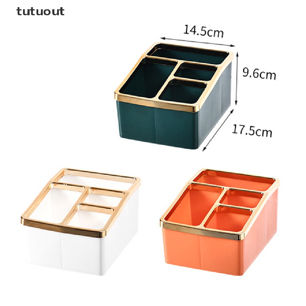 Hộp Đựng Điều Khiển Từ Xa Để Bàn 4 Ngăn Tiện Lợi