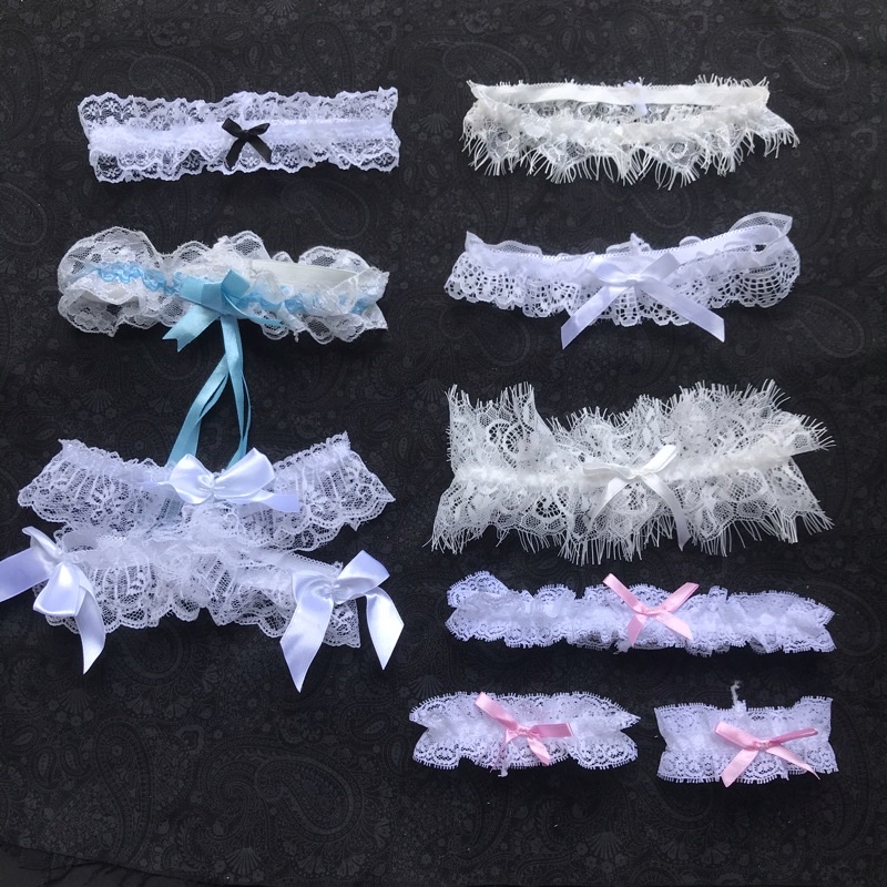 Vòng ren đùi cô dâu phong cách châu âu. Vòng đùi đẹp có thể biến tấu thành vòng cổ chocker