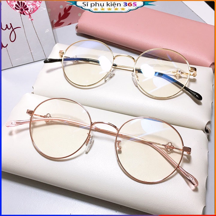 Gọng kính kim loại bé thời trang mẫu 6101
