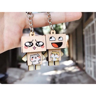 Combo 100 móc khóa danbo màu siêu ngộ nghĩnh