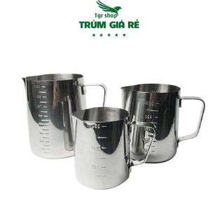 Ca đánh sữa inox có vạch chia ,ca đánh sữa inox 304 nhiều dung tích