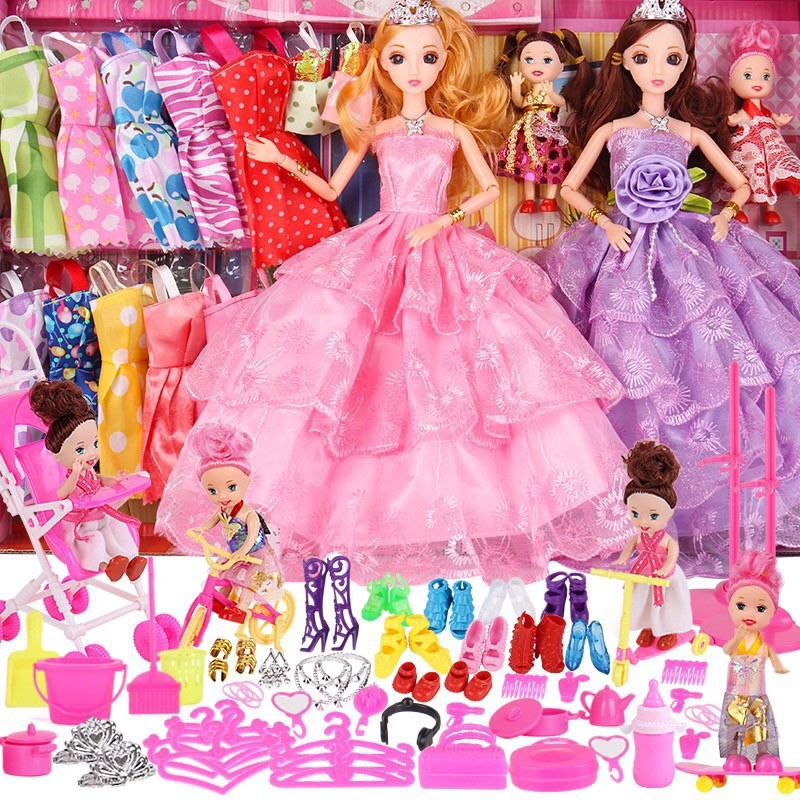 Bộ 168 Đồ Chơi Búp Bê Barbie