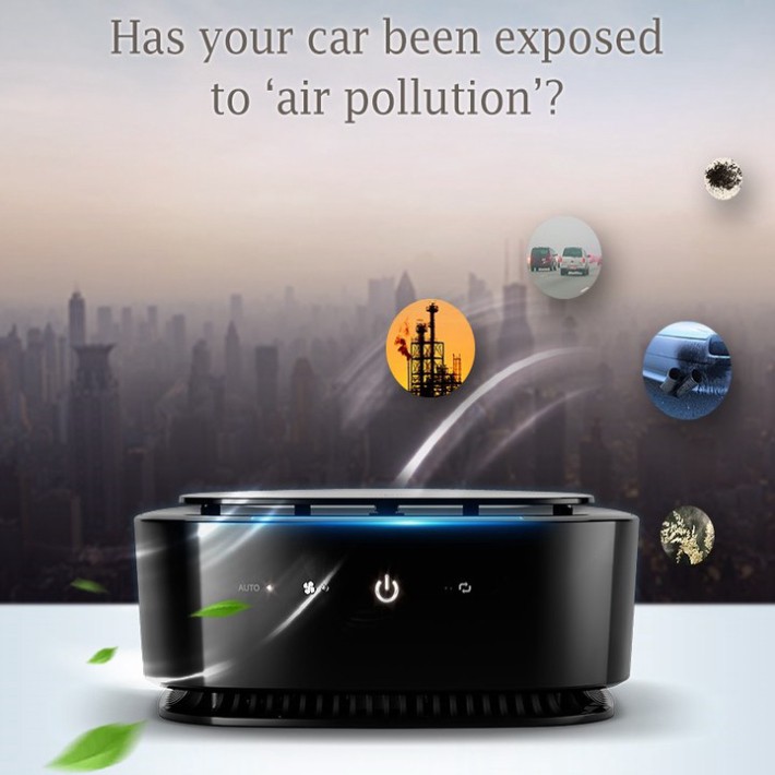 Sản Phẩm Máy khử mùi, lọc không khí trên xe ô tô. Thương hiệu cao cấp Philips - GP6201 .