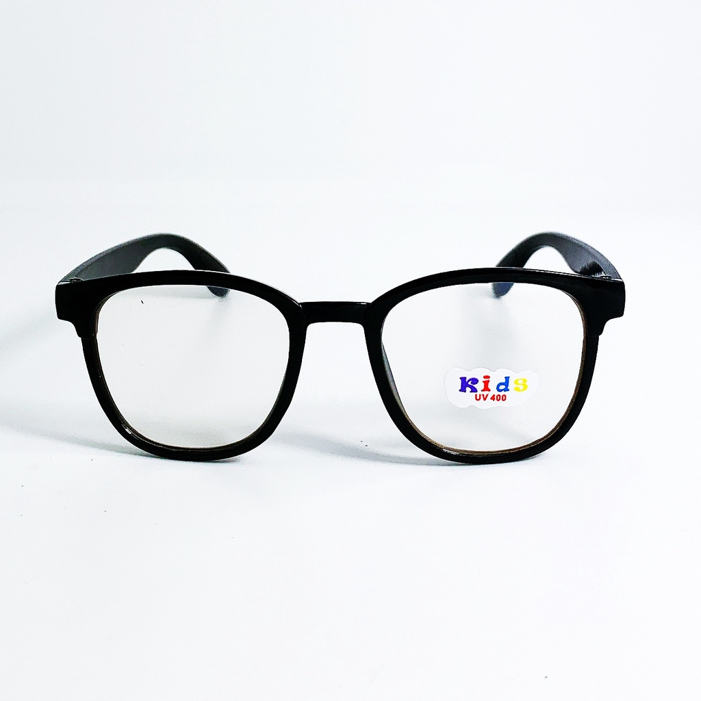 Kính mát trẻ em Jun Secret kiểu giả cận dễ thương dành cho bé trai và bé gái từ 1 tới 5 tuổi JS58A07