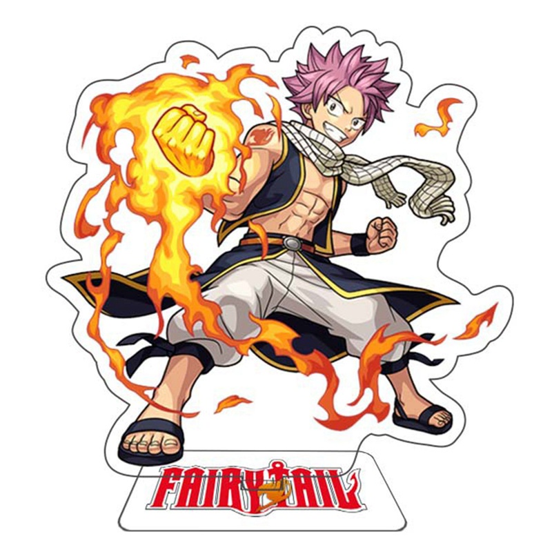 Mô Hình Đồ Chơi Nhân Vật Anime Fairy Tail Bằng Acrylic Đứng Hai Mặt