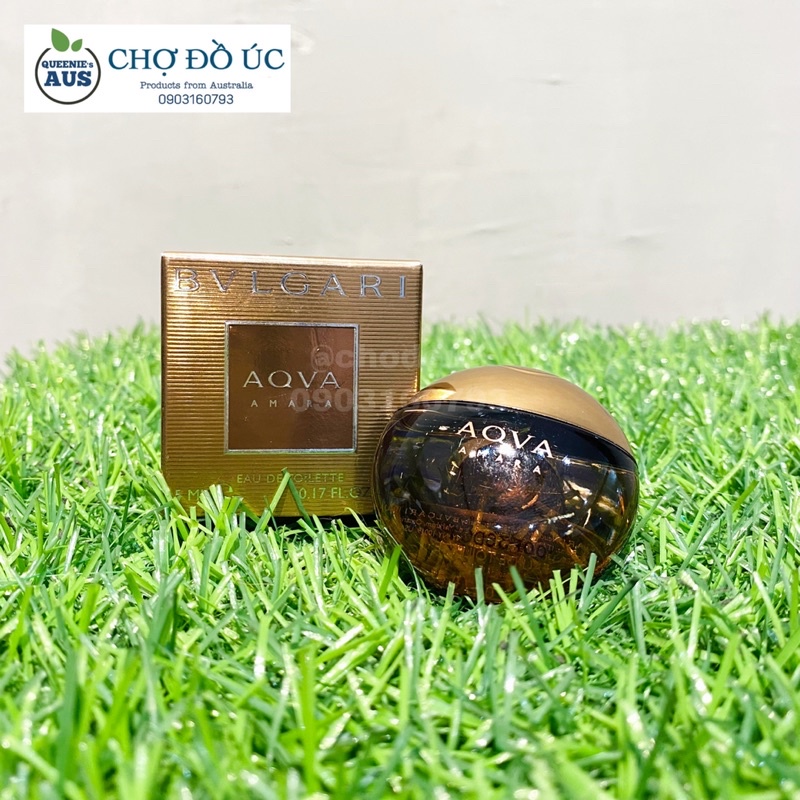 Nước hoa BVL mini dành cho nam size 5ml - BVLGARI chính hãng - dạng chấm