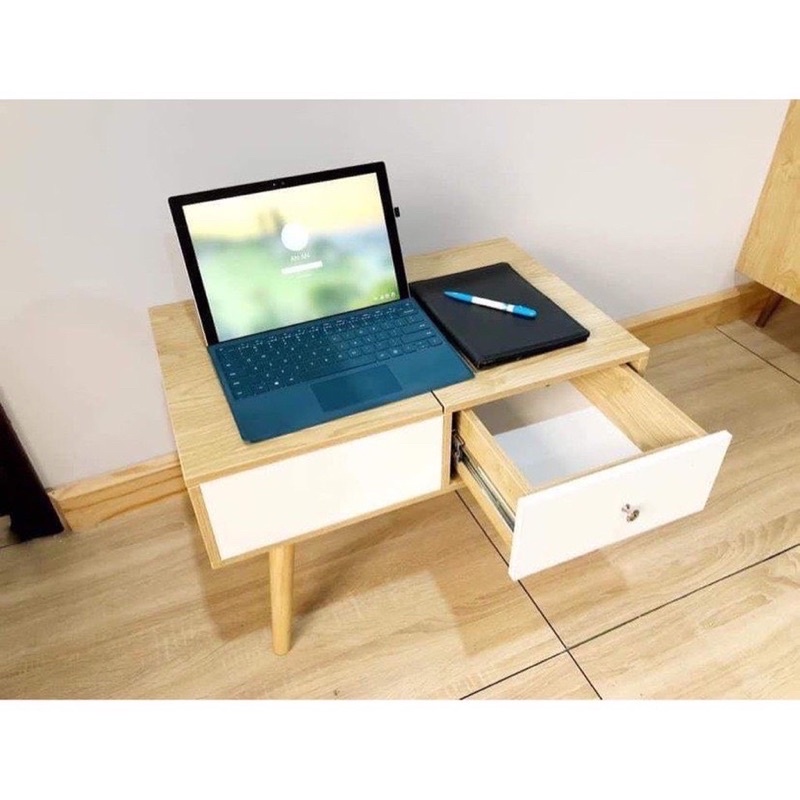 Bàn Trang Điểm Ngồi Bệt, Bàn Phấn Có Gương Gỗ MDF Cao Cấp Chịu Lực Cao