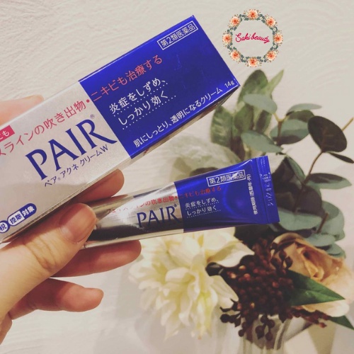 Kem mỡ ngừa mụn sẹo Pair Saki beauty chống viêm nhanh lành mụn viêm 240g