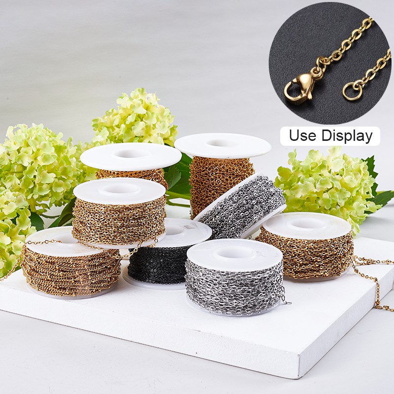 Cuộn dây xích thép không gỉ 304 dành cho làm trang sức