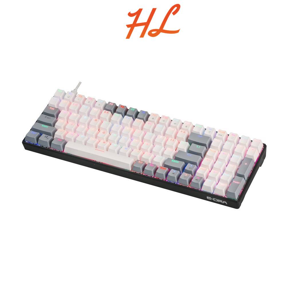 Bàn Phím Cơ Có Dây E-Dra EK396 Led RGB  - BH 2 Năm - Hưng Long PC