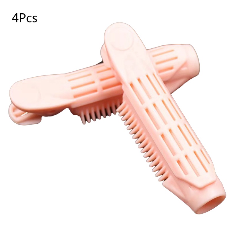 Set 4 Kẹp Tóc Xoăn Tự Nhiên Bằng Nhựa Dành Cho Nữ