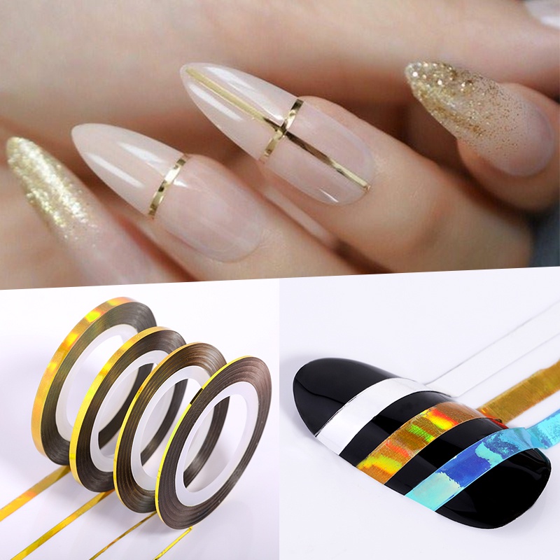 Cuộn băng keo UR SUGAR dán trang trí móng nghệ thuật cao cấp 1mm