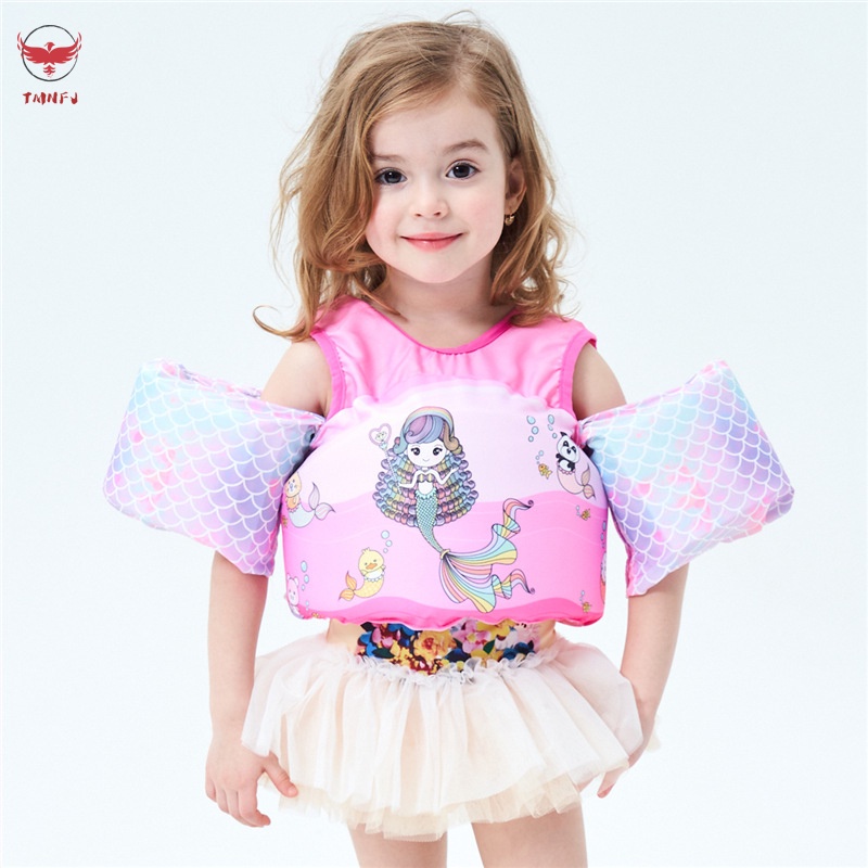 Áo Phao Bơi Cho Bé em bé bơi phao tay kèm phao đỡ ngực cho trẻ em