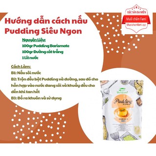 Set 4 Pudding túi 100g làm thạch trà sữa