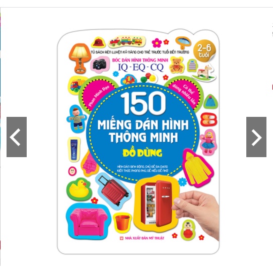 Sách - Combo 150 miếng dán hình thông minh (trọn bộ 4 cuốn)