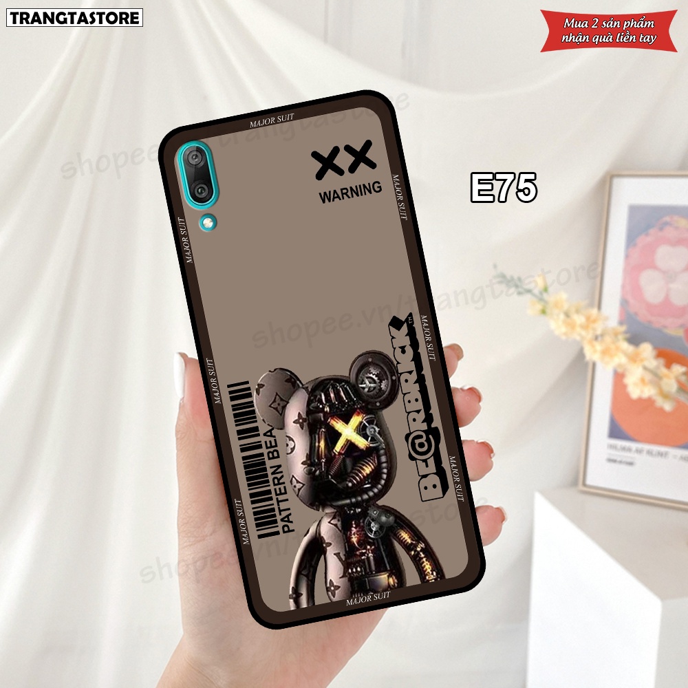 Ốp Huawei Y7 Pro 2019 in hình gấu Bearbrick,Metal Style,Doremon siêu dễ thương chất lượng