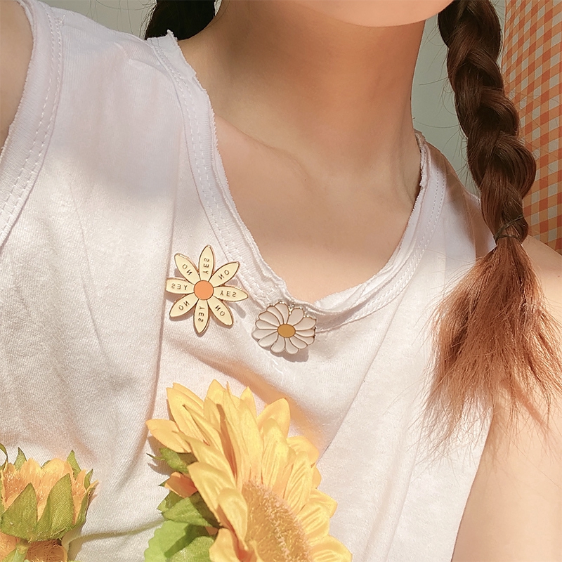 Ghim Cài Áo Hình Hoa Cúc Dễ Thương Cho Nữ